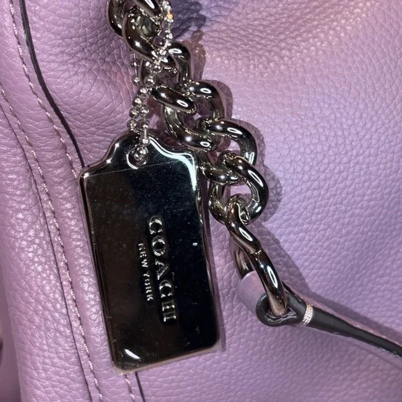 BNWT Authentic Coach Turnlock Edie – Jasmine Powder Pink Style #36855 - Picture 4 of 12